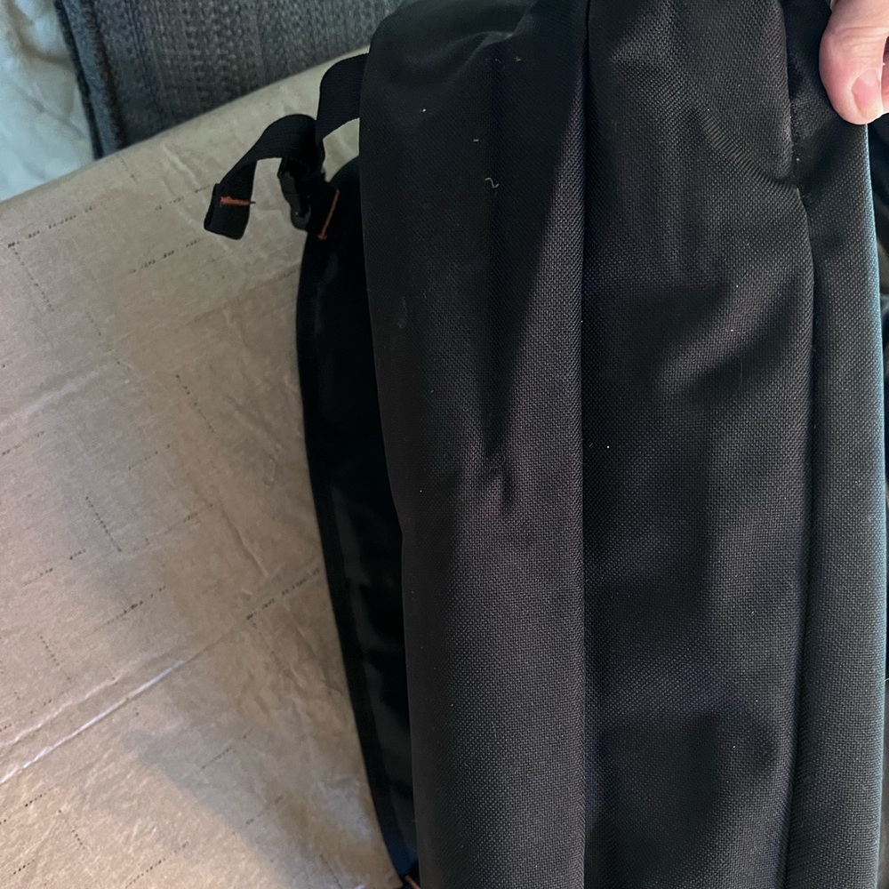 MESSENGER BAG  
Black and Orange with Adjustable Straps Durable Canvas - Picture 7 of 16